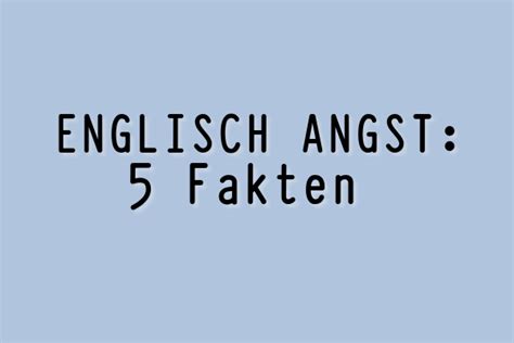 englisch angst|English translation of angst